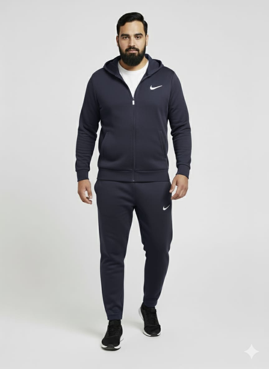 Navy blue  colour solid hoodie